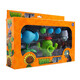 Plant vs Zombies Children's Dolls Sunflower Glue Boy Toy Set Festival 686-8 Pea Shooter (dur)