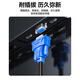 
Shanze VGA cable, high-definition dual magnetic ring blue head vga connection cable, 3+6 copper core computer host connected to projector display video cable data signal cable 1.5 meters VM-1015