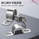 JPHZNB304 stainless steel thickened riding card U-shaped pipe clamp single and double-sided pipe clamp bracket hoop water pipe ohm fixed buckle 25 (5 pieces) suitable for pipe outer diameter 25mm