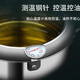 Japanese tempura fryer household small fryer with lid deep fried chicken potato provincial frying oven gas gas 1cm 20cm 2 points 2L natural silver trumpet + 04 filter oil