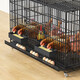 Yuhualuo Chicken Cage Household Indoor Family Chicken Cage Outdoor Breeding Cage Large Extra Large Folding Chicken Nest Chicken Coop Chicken Cage Bold Style Package 2
