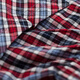 
Three Guns Men's Underwear Pure Cotton Loose Plaid Arrow Panties Men's [3 Packs] Combination 1 (Narrow Blue Grid + Red Blue Grid + Blue Green Grid) 170/80B (L)