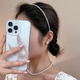 Zuoou pearl hairband 2025 internet celebrity new Korean simple versatile fine headband hairpin hairpin hairpin headdress off-white