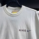 Nike (Nike) T-shirt à manches courtes pour hommes 2025 Summer Sportswear Simple Lowable Casual Casual Round Round Cold Half-Maleved Cotton Pure Cotton HF6172-133 mètres blanc L Recommandé 130-150jin [Jin est égal à 0,5 kg]