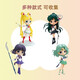 Bandai Sailor Moon Figure Model Collection Ornamente Cartoon Trendy Toys Friends Friends Geschenke Super Sailor Mars (b) 16805