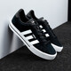 Adidas Männerschuhe Herren Frühling neuer Stil Atmungsaktivem Modekleidung-resistente Leinwand Low Top Wear-Resistant Casual Sports Schuhe AW3889/Canvas Style/White 39