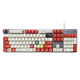 
Logitech K845 mechanical keyboard Wired gaming keyboard Office keyboard 104-key plumber DIY keycap e-sports chicken eating holiday gift Logitech K845 red axis [Plumber is decent]