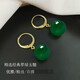 Yayin Jade Color Earrings Green Chalcedony Earrings Women's Classic Chinese Style Earrings 2022 New Earrings Earrings Classic Green