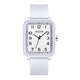 Julius New Simple and Fashionable Digital Square Dial pour les étudiants de jeunesse Examen Junior High School Women's Watch JA-1477 Elegant Purple