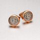 
KFLK high-end shirt cufflinks sleeve nails men's shirt business movement mechanical French cuff button nails metal Cfflinks F885 gold