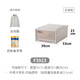 TENMA Japan imported drawer storage box wardrobe clothes sorting box storage box storage box stackable combination cabinet F3923 khaki (39*53*23cm) single package (original imported from Japan)