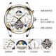 GUANQIN Swiss certified watch men's mechanical watch hollow flywheel fully automatic watch multi-functional business brand men's watch