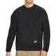 Nike (Nike) Sweat-shirt Veste de sweat masculin 2024 Spring and Automne Sportswear Fleece Round Round Neck Pullover DD4855-010 Black XL