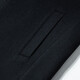 Hengyuanxiang Group Colorful Sheep Zhongshan suit Men's Stand Collar Pure Wool Suit Men's Chinese Woolen Suit Jacket Men Black 175/92A