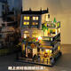 Zhegao Family Qifu Building Blocs 2025 New Girl Series Assemblé Villa House Compatible avec LEGO Building Blocs Hotel Hotel Castle Girls Toys Double Floor - Wangwang Villa + Lighting [1048 Grains]