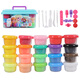 [70% neu] Disney (Disney) Leichttonfarbene Schlammspielzeug gefrorene Prinzessin Kinder-DIY-handgefertigte Gummi-Gummi-Dreambox Ultra Light Clay Girl Toy DS-2702