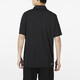 Adidas official men's POLO shirt 25 spring new lapel quick-drying breathable woven T-shirt short-sleeved HB6224/Autumn new/side three stripes/black M