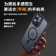 
True Guard [Skin Sensing Magnetic Attraction] Applicable to Apple 16Pro Mobile Case iPhone 16Pro Pro Case Magnetic Attraction Wireless Charging Ultra-thin Anti-fall Skin-friendly Scrub Midnight Black