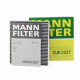 曼牌(MANNFILTER)滤清器三滤套装 机油滤空气滤空调滤 W7030+C14110+CUK2227 11-13款宝马MINI