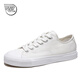 飞跃（Feiyue）帆布鞋男女款2024冬季新款低帮纯色运动休闲鞋子透气百搭情侣板鞋 白色 40