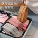 YTYIN旅行内衣收纳袋便携内裤袜子化妆品收纳包手提衣服衣物杂物 一个装[卡其色]