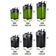 Jiabao (JEBO) Fish tank filter barrel filter aquarium water-free external cylinder external circulation water pump filter cartridge JB-839+12 in 1 filter material 5Jin [Jin equals 0.5 kg] (enhanced filtration effect)