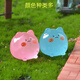 Nuevo lindo gatito luminoso micro paisajismo jardinería pequeños dibujos animados de bricolaje gatito de color transparente accesorios de resina gatito [1 paquete]