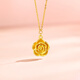 Saturday Blessing Rose Story Gold Necklace Women's Gold Pendant Birthday Gift Price A0613204 Approximately 4.66g 40+5cm