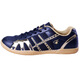 Zapatos de tenis de mesa Piscis (pescado doble) para hombres y mujeres zapatos de entrenamiento profesional para la competencia sin deslizamiento de zapatillas de zapatillas suaves sin deslizamiento [DF-878] Black/Gold Adult 40 (250 mm)