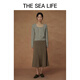 THE SEA LIFE欧海一生 半身裙女24秋冬休闲法式优雅浪漫舒适鱼尾半身裙B13116 茶色 S