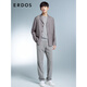 Erdos [Coronación natural] Spring and Summer Lapa Mulberry Silk cómodo Commuter Commuter Chaqueta de hombres casuales Camel Brown XL 180/100A