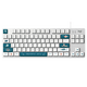 罗技（Logitech）K835机械键盘有线游戏电竞键盘84键电脑办公键盘个性pbt键帽送男生女友礼物 K835海洋键帽版 青轴