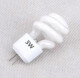 呗綶5w aisle lamp two-pin pin 3w mirror headlight bulb spiral energy-saving lamp 5 watt plug-in bulb in front of the mirror plug-in 5W white light [5 pieces] 0-5W