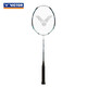Victor Victor Badminton Racket TK220H-II zweite Generation Full Carbon Ein-Port-Fortgeschrittene und defensives mittleres suspendiertes Griff TK220H-iia Rauch weiß [3U]