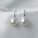 Queen of Pearls 10-11mm freshwater pearl earrings simple and versatile pearl earrings birthday gift for women