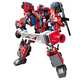 Ilustración Partículas pequeñas Combinación cambiante Destructor Mecha Vajra Guerra Robot Robot Asamblea de niños Bloque de construcción Juguetes Iluminación 41102 Pili Chariot 8 en 1699 bloques