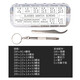 Guangqian Stainless Steel Precision Small Screw Set Parts of Eyeglasses Watches Digital Computer Micro Small Flat Head Screw Nut M1 Various Types of Fine Screws Several Precision Set Screws