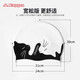 Kappa swimming cap women's silicone waterproof ear protection long hair adult non-stretch swimming cap