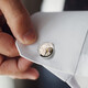 URBAN TAKE<Shi Lai Lun> Cufflinks Men's Light Luxury Customized High-end Gift French Shirt Sleeve Pins Suit Cuff Machinery Silver