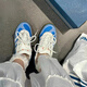 
Adidas Bad Bunny x Gazelle Indoor Gray White and Blue Retro Low Top Shoes IF9734 Gray White and Blue (IF9734) Brand New Collection Priority 41