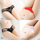 Yan Beiwei Tanga Women Spitze sexy taille hohl hohl transparente junge Frau Unterwäsche Romantische Versuchung reine wünschenlose Slusts [4 Pakete] 922 Schwarz + 219 Wassermelone + 983 Lila + 219 Schwarz M [Empfohlenes Gewicht 80-120 Jin [Jin gleich 0,5 kg]]