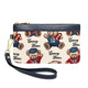 Little Bear Attachment Women's Coin Purse Long Large Capacity Zipper Mobile Phone Bag Women's Canvas Clutch Bag Trendy