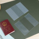 Biyoumei/BUBM Passport Protective Cover Waterproof Cover Anti-wear Cover Document Passport Holder Anti-Splash Water Passport Bag Overseas Travel Ticket Holder Document Bag Transparent Style Two Pack
