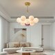 Grand View Garden (DGY) Simple Living Sala Chandelier Creative dormitorio Luz de la luna Bubble Cyber ​​Light Cartoon Planeta Lámpara Zhongshan Lámpara 001O 9734 Golden 13-Head Tres bola de 15 cm Bola grande