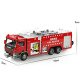 Kaidiwei engineering car model 1:50 alloy water tank fire truck fire extinguisher original simulation car children's toy boy 625013