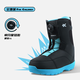CHANRICH儿童单板滑雪鞋青少年初学者 快穿旋钮扣 防水保暖全地域滑雪板靴 黑蓝-快穿旋转扣 30