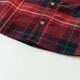DAVE&BELLA children's clothing men's shirts children's shirts boys' long-sleeved spring clothes baby clothes spring and autumn tops big children's plaid bottoming shirt red plaid DB3224618-C 120 (recommended height 110-120cm)