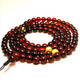 Amber style, one thing, one picture, one certificate, amber bead bracelet, 108 necklaces, men's and women's bracelets, prayer beads, beads, 35.89 g, 8 mm