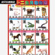 Ywzr fotos zodíacas de doce animales zodiacos imágenes de doce animales zodiacos fotos de pósters de bebés reconocimiento de educación temprana de objetos para niños. Comienza la alfabetización. Una imagen de doce animales zodiacos independientes + 50*34 + 30 mm de grosor de espesor