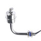 Schwimmerschalter Wasserspiegel Controller Seitenmontierter Edelstahl-Stahl-Biege Rohr kleiner Schwimmer Automatischer Flüssigkeitsspiegel-Schalter Länge 122 mm ESC12210 2A1 (unter 220 V)
